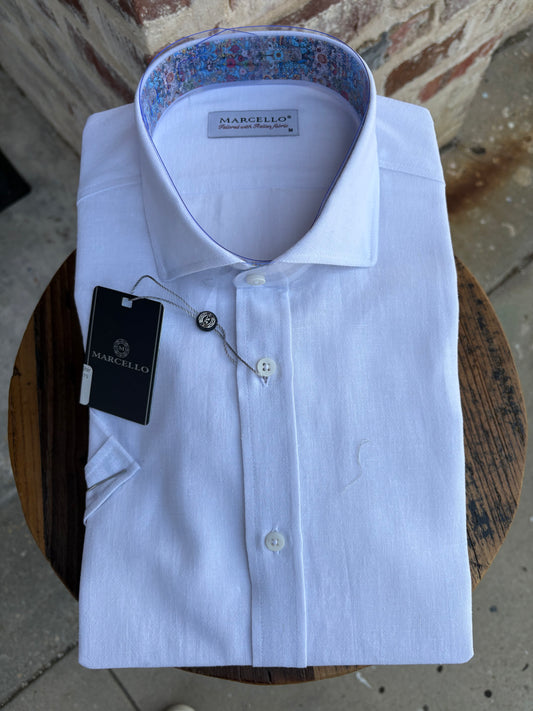 Linen Short Sleeve Sport Shirt