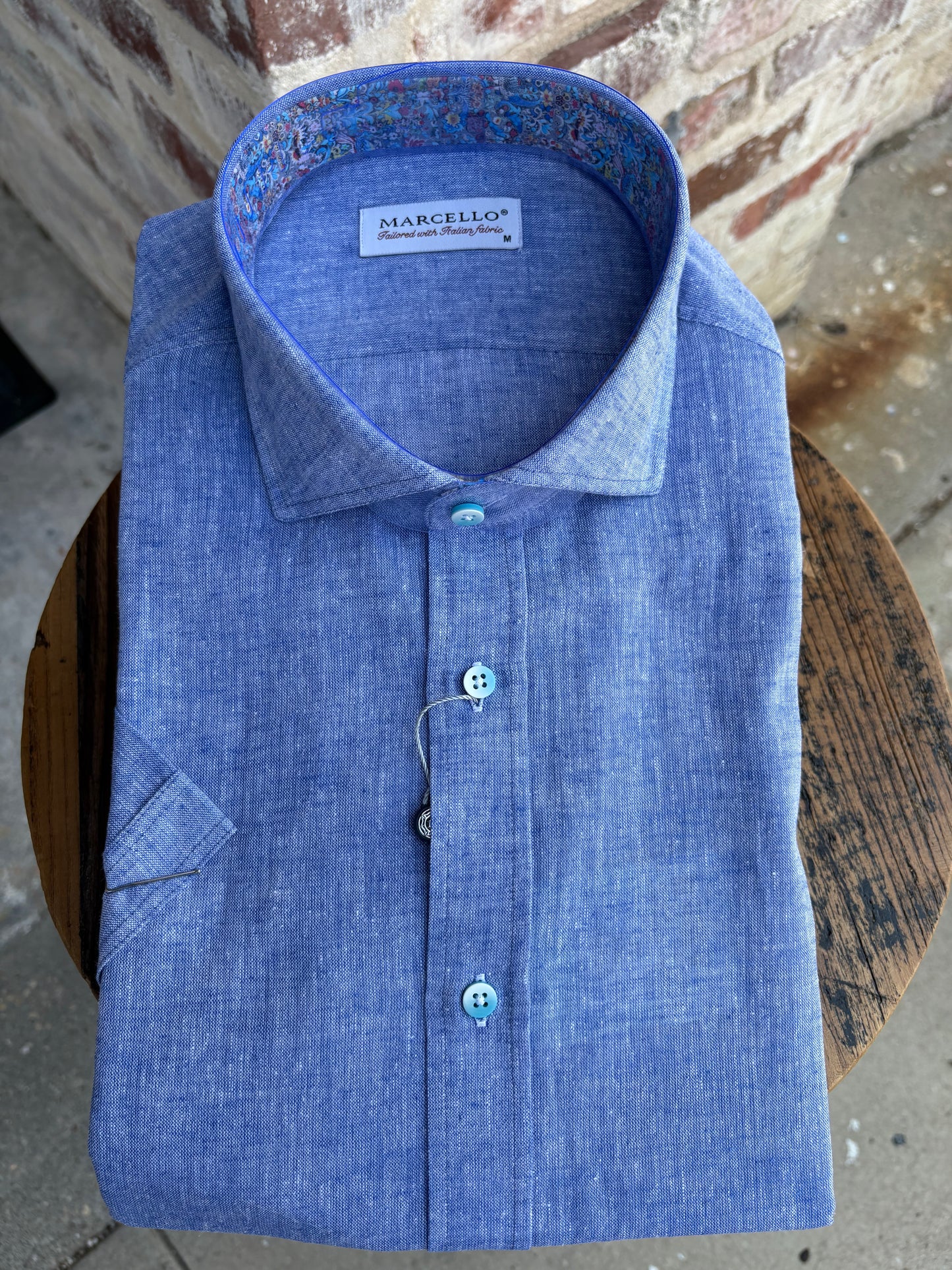 Linen Short Sleeve Sport Shirt