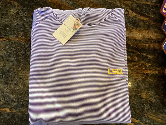 LSU Pine Sugar Stripe Performance Hoodie