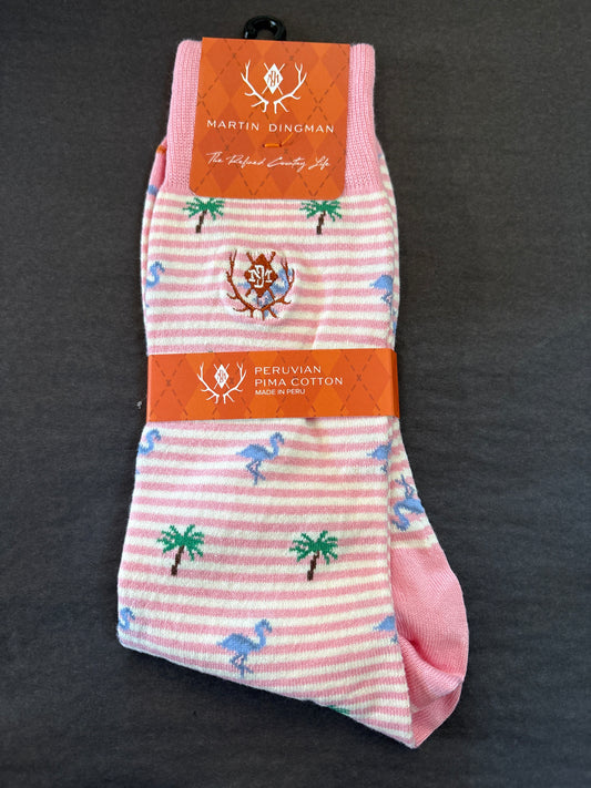 Tropical Stripe Peruvian Pima Cotton Socks