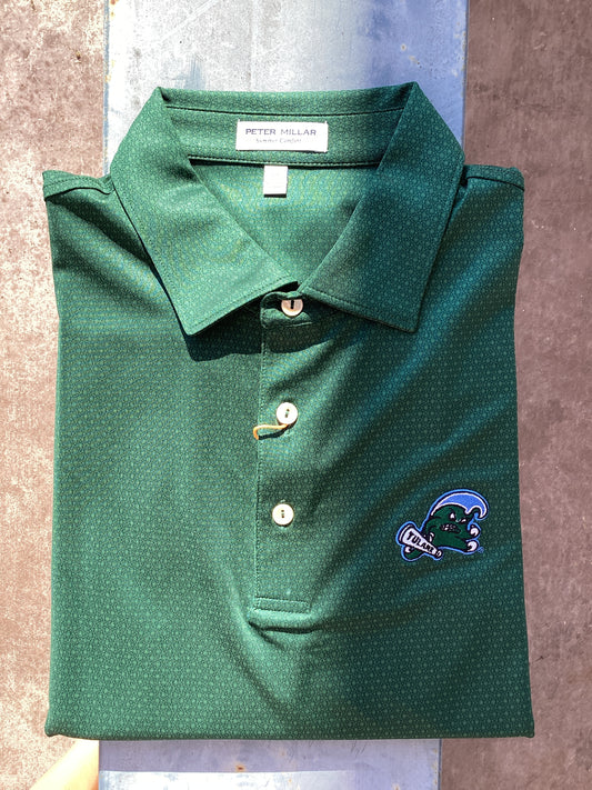 Tulane Wave Tesseract Performance Polo