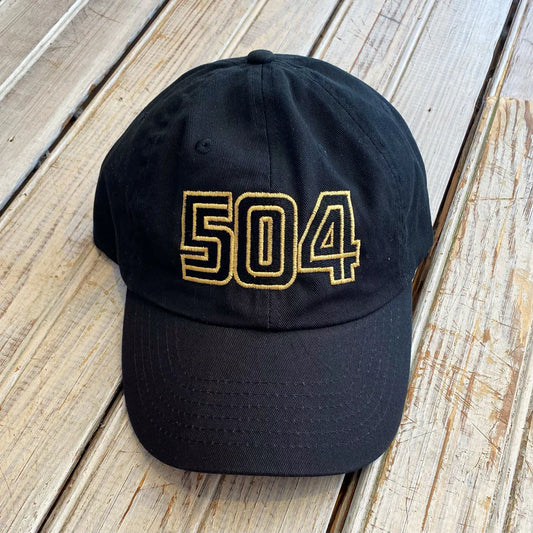 504 Black & Gold Hat