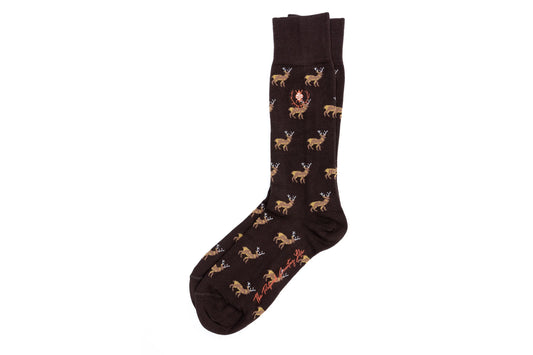 Peruvian Pima Elk Socks