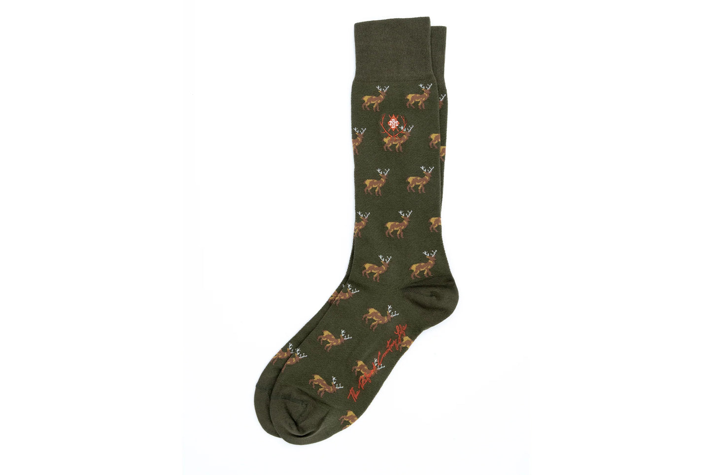 Peruvian Pima Elk Socks