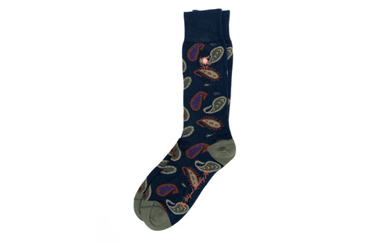 Paisley Peruvian Pima Socks