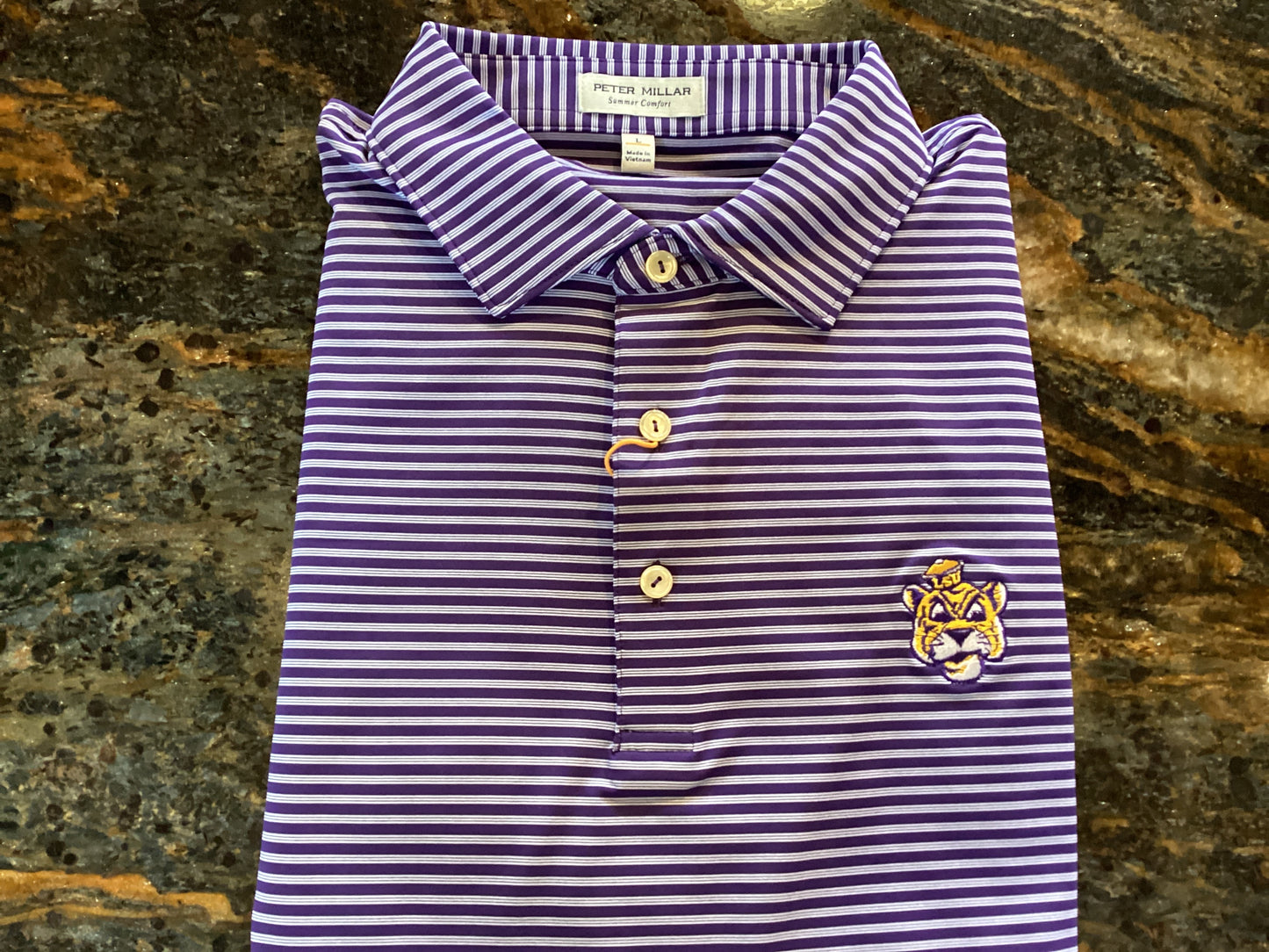 LSU Vault Tiebreaker Performance Jersey Polo