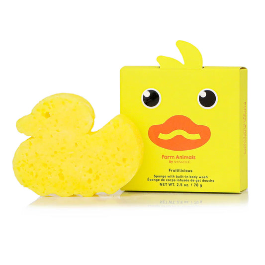 Sponge Farm Animals - Danny Duck 2.5 oz Spongelle