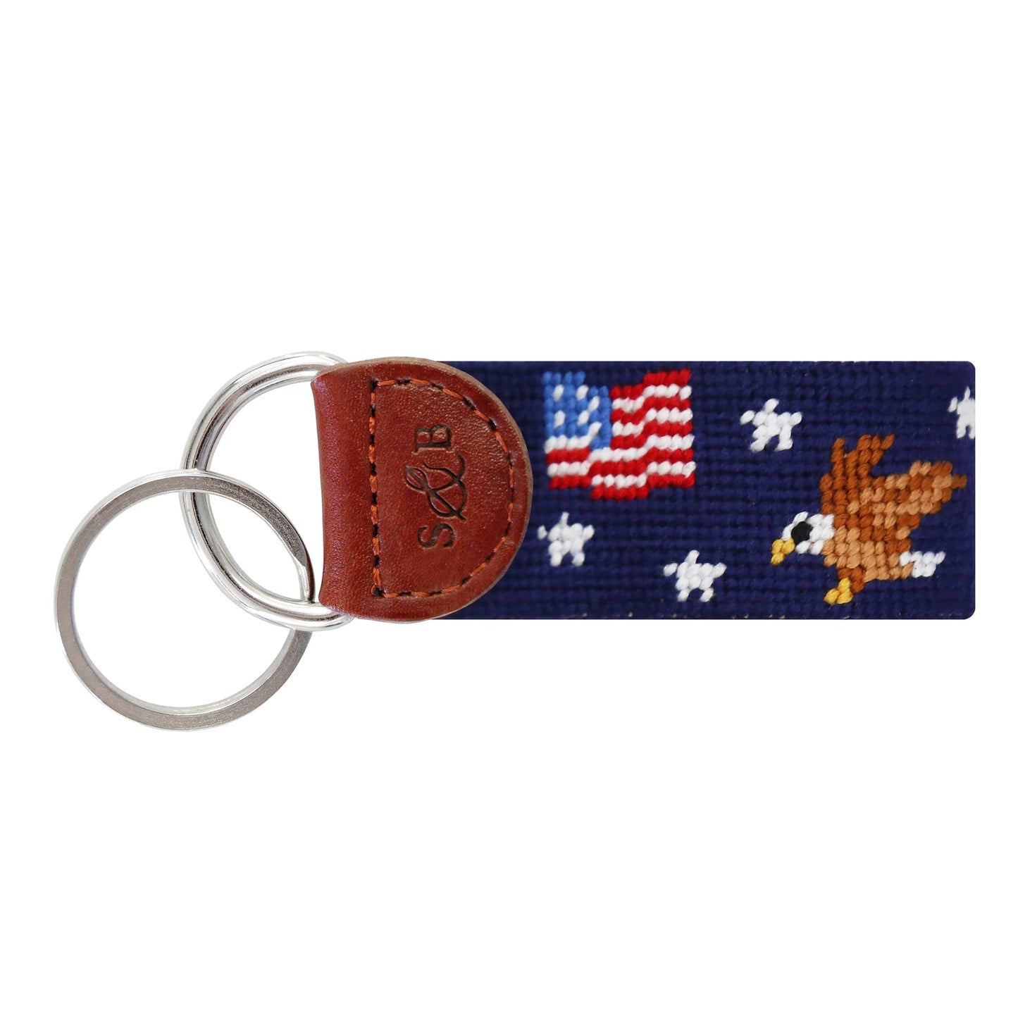 Americana Pattern Key Fob