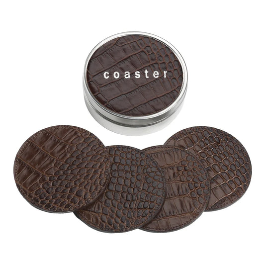 Embossed Croc Coasters