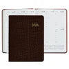 2026 Embossed Croc Leather Desk Diary