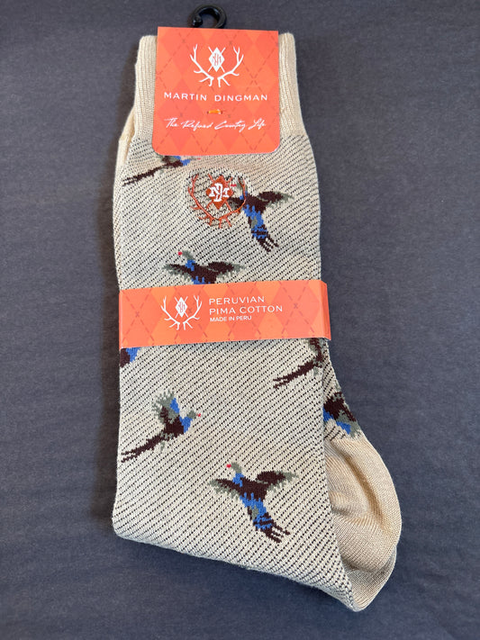 Pheasant Peruvian Pima Cotton Socks