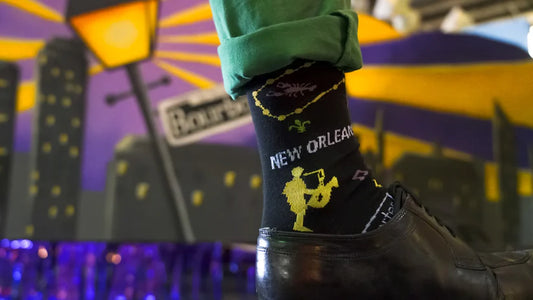 Mardi Gras Nola Socks