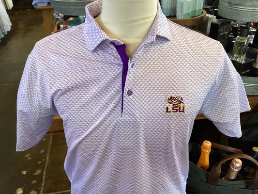 LSU Tigers Spiral Polo