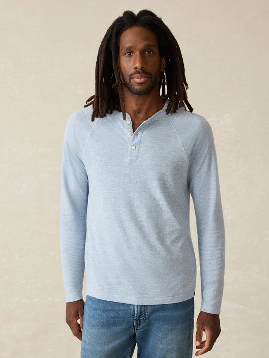 Long Sleeve Cloud Henley