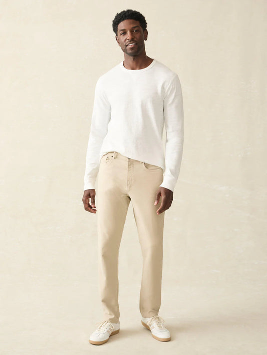 Stretch Terry 5-Pocket Pant