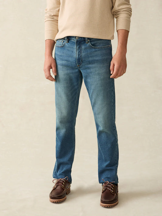 Stretch Terry Indigo Wash Denim