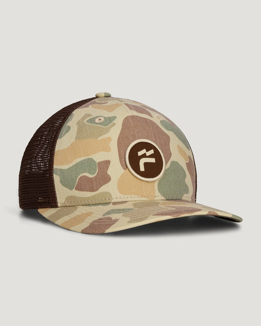 Brand Flag Camo Trucker Hat