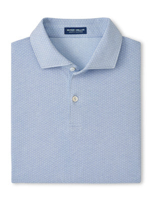 Albatross Diamond Cotton-Blend Pique Polo