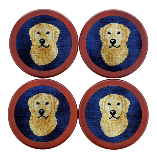 Golden Retriever Head  Coasters