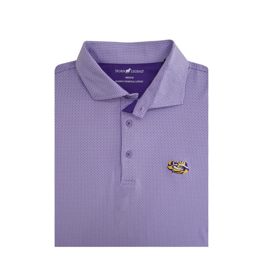 LSU Checkers Eye of Tiger Polo