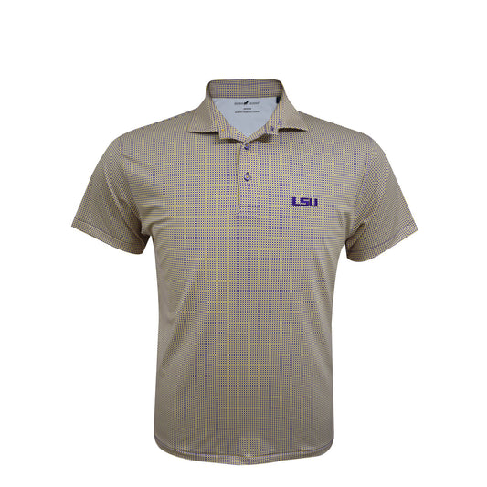 LSU Gingham Polo