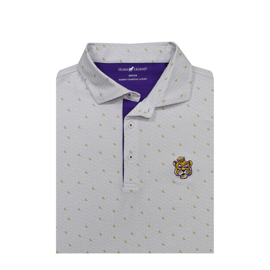 LSU Micro State Gold Boot Polo