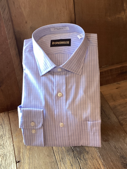 Satin Check Dress Shirt