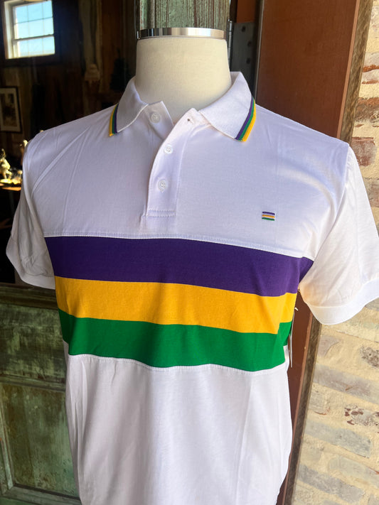 Mardi Gras Short-Sleeve Rugby