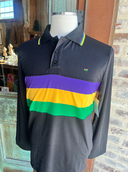 Mardi Gras Long-Sleeve Rugby