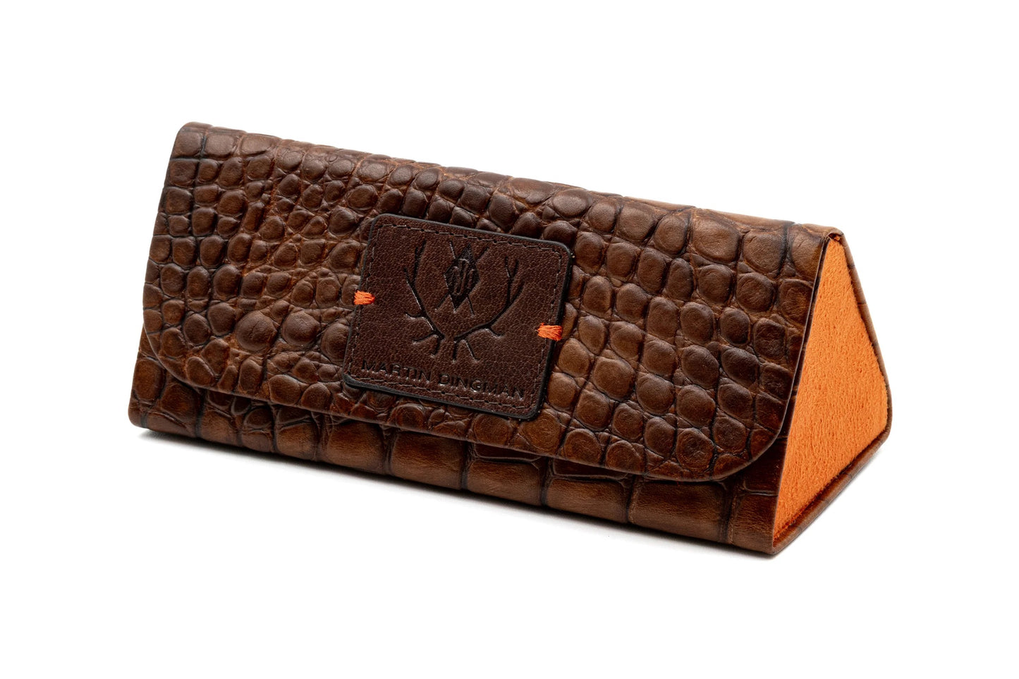 SARASOTA HAND FINISHED ALLIGATOR GRAIN EYEGLASS CASE