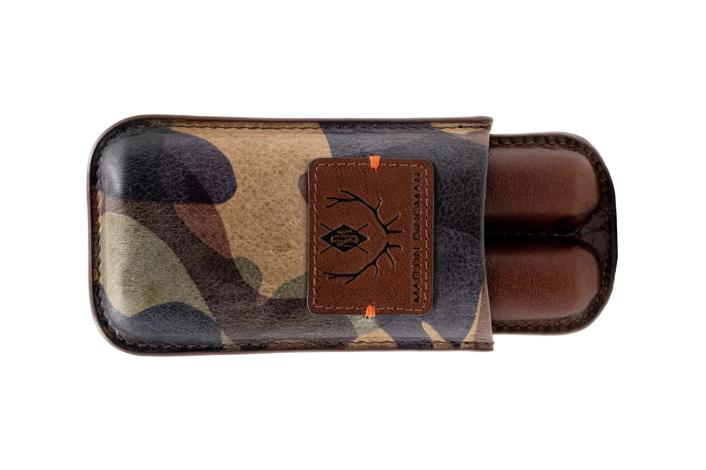 HAVANA ITALIAN SADDLE LEATHER CIGAR CASE