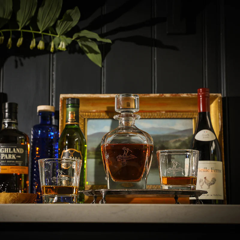 Golf Decanter & Glass Set