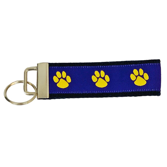 Paw Prints Key Fob