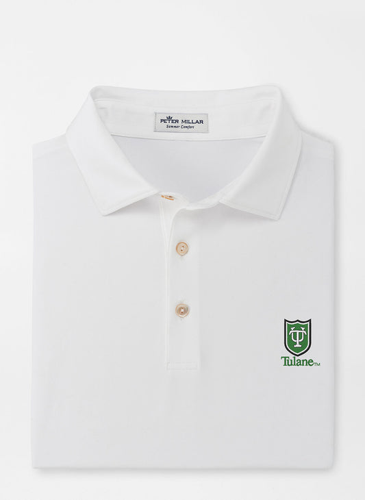 Tulane Solid Performance Jersey Polo