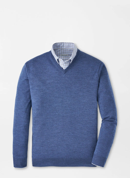 Autumn Crest V-Neck Sweater