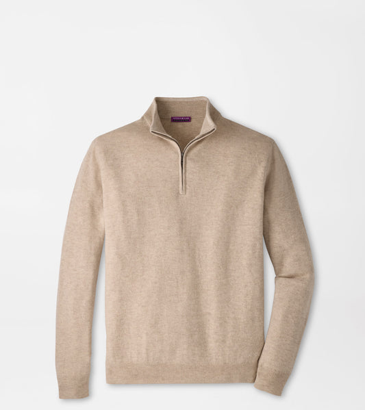Crown Anniversary Cashmere Quarter Zip Sweater