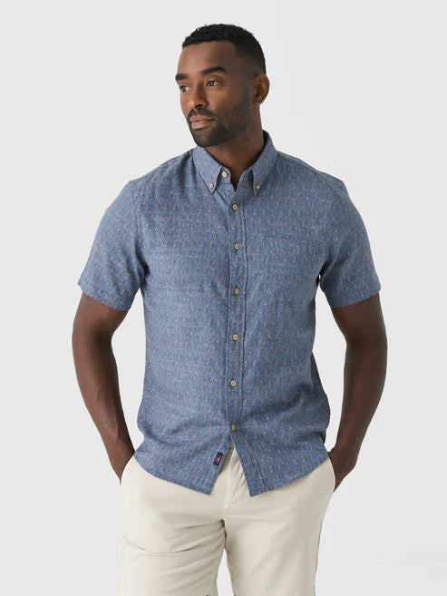 Short Sleeve Breeze Shirt- Palm Paradise