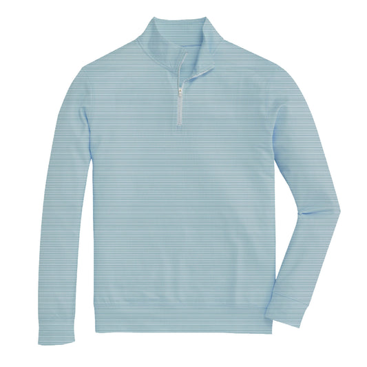 Hairline Stripe Printed Performance 1/4 Zip