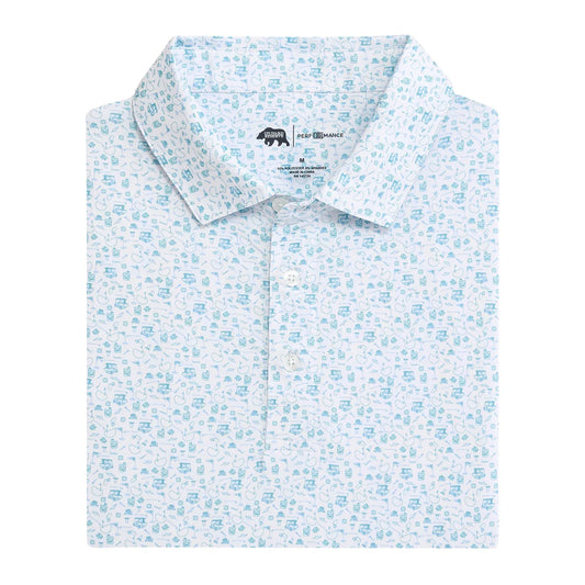 19th Hole Printed Performance Polo