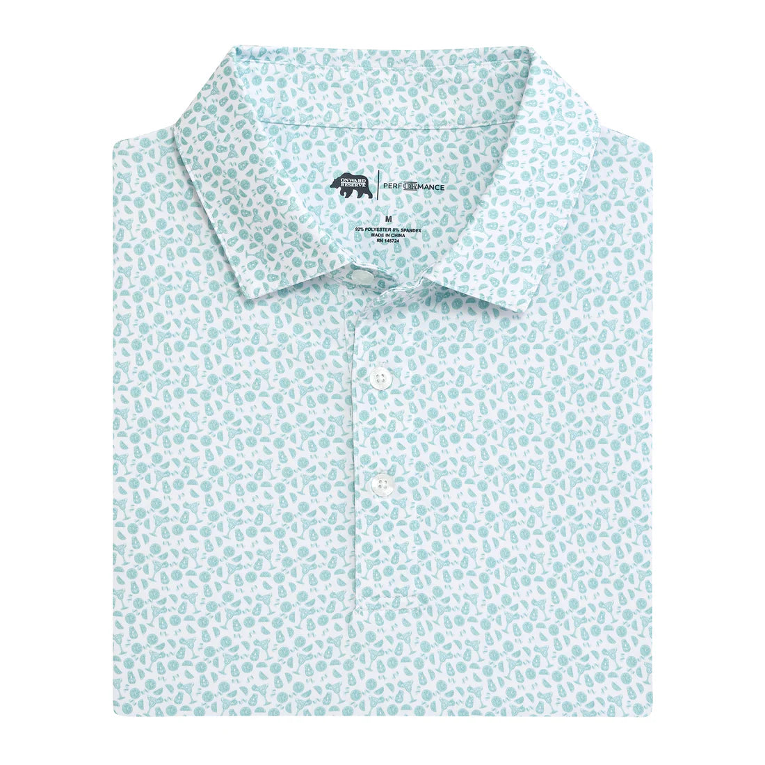 Rita Printed Performance Polo