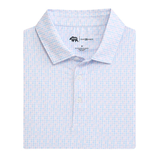 Shelling Out Printed Performance Polo
