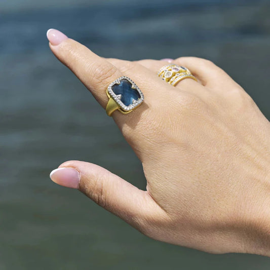 Coastal Hues Cocktail Ring