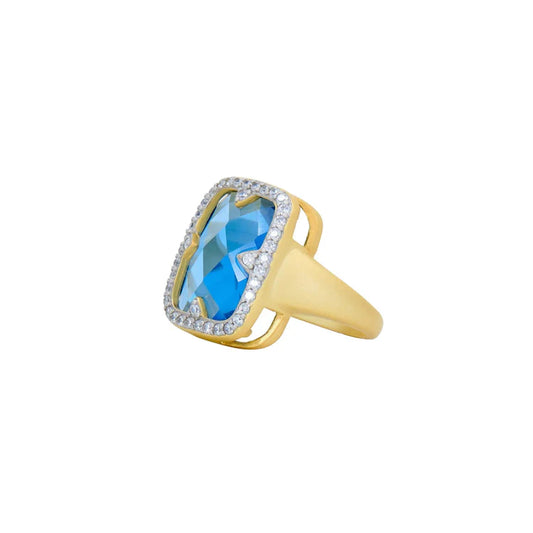 Coastal Hues Cocktail Ring