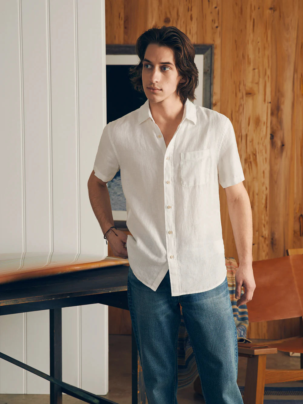 Palma Linen Shirt - Short Sleeve