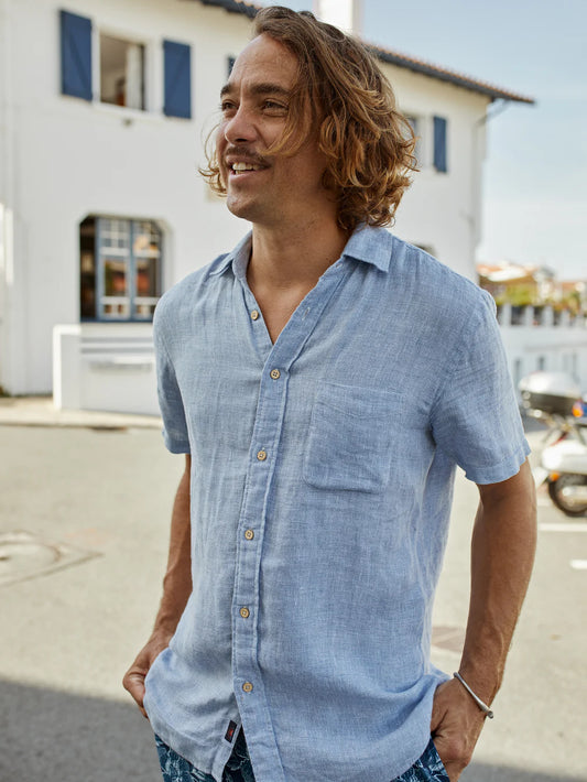 Palma Linen Shirt - Short Sleeve