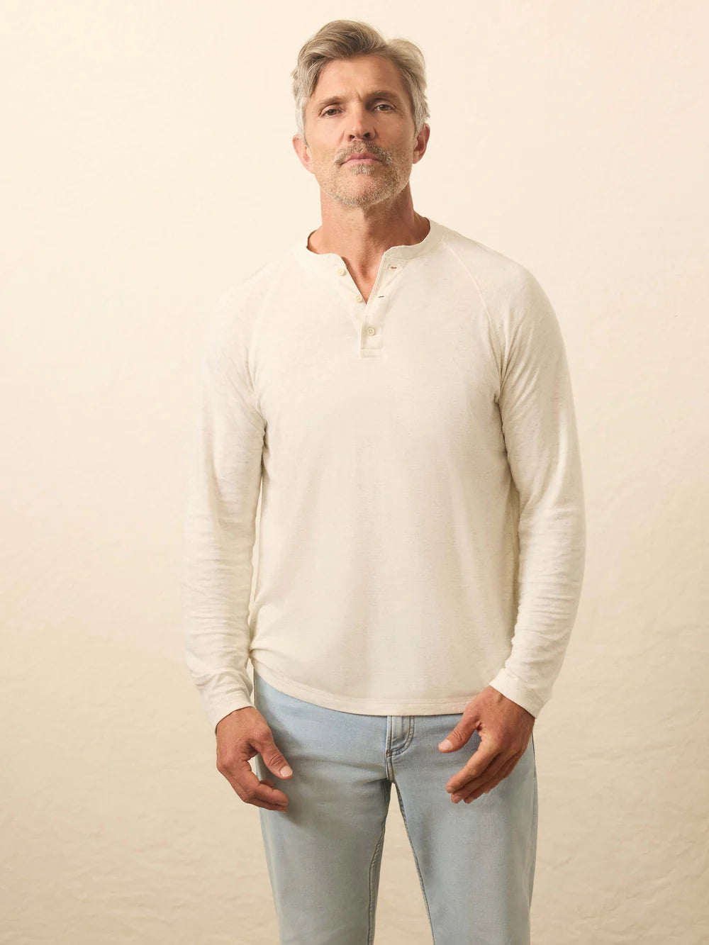 Long Sleeve Cloud Henley