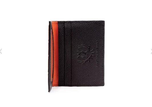 Anthony Alligator Grain Leather ID Wallet - Chestnut