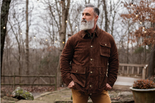 Greystone Lightweight Goat Suede Safari Jacket