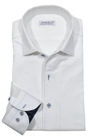 White Jacquard Marcello Sport Shirt