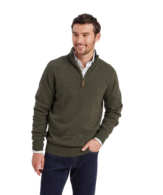 Calton Cotton Cashmere 1/4 Zip Jumper